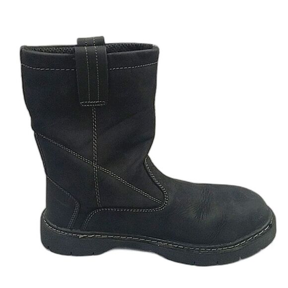 Herman Survivor steel toe Theo pull-on Work boots - Men\'s size 9, black main image 9